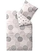 Beautissu Dekbedovertrek Tweepersoons – Renforcé Katoen Beddengoed Zwart Met Ornamenten 2 Stuks Dekbedovertrekken 135x200 Cm 2 Stuks Kussensloop 80x80 Cm Noa