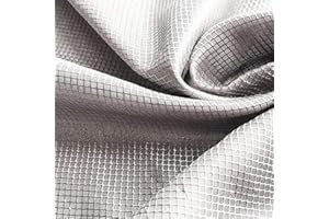 KSQP Faraday Stoff Emf Abschirmung Schutz Stoff, RFID Elektrosmog Abschirmung Fabric RF Signals Reduzieren Block, Absorbiert EMF EMI RF für Radiowellen Mikrowelle/Strahlung Computer,silver-5m