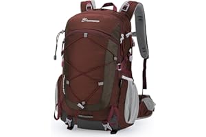 MOUNTAINTOP Zaino da Trekking 40 Litri Zaino Montagna per Uomo Donna Zaino Escursionismo per Viaggio Hiking Escursione Campeggio con Copertura di Pioggia, 55 x 35 x 25 cm