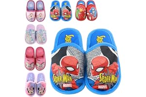 Characters Cartoons - Pantofole Premium con Suola in Gomma Antiscivolo - Bambina Bambino - Avengers Spiderman Frozen Cry Babies Harry Potter LOL Surprise