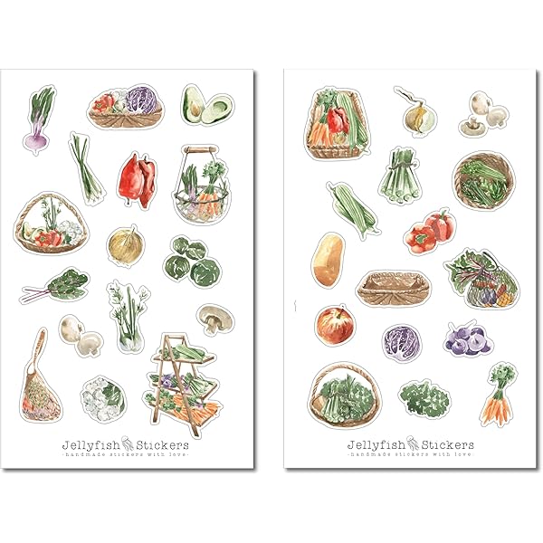 Logbuch-Verlag 118 stickers keuken eten fruit