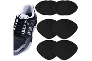 SUNDRERFECT Naprawa obcasów butów, 4 pary samoprzylepnych łatek do otworów, naprawa trampek, skórzane buty, wysokie obcasy (czarny)