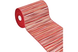 EMMEVI Alfombra de cocina bordada con tejido plano multiusos para baño, dormitorio, pasillo, estilo bambú, varios tamaños, 100 % fabricada en Italia, mod. Chalet Plus 51, 52 x 190 cm, color burdeos