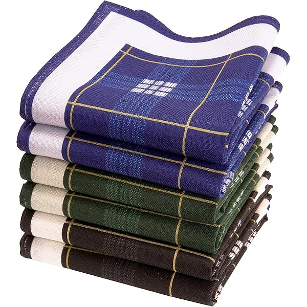 Fazzoletti Di Cotone Merrysquare - 40x40 Cm Con Bordi Colorati | Pack Modello Max - Foto 4