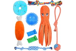 Generisch Köpeker İçin 8 Adet Peluş Oyucak SETI Köpek Oyuncağı