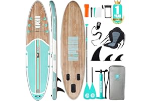 Niphean Sup Gonfiabile con Accessori SUP, Coperta in EVA Antiscivolo, SUP Gonfiabile con Sedile，320cm tavola da sup, Tavole SUP Gonfiabili Adulti e Giovani di Tutti i Livelli di Abilità