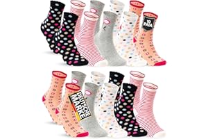 sockenkauf24 Calze Bambini per Bambino e Bambina (10 Paia) Calzini Cotone