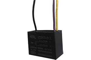 Movilideas Cbb61 1.5 Uf + 2,5 Uf 3 Cables 450Vac Ventilador De Techo Condensador