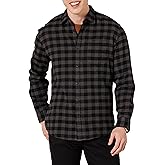 Amazon Essentials Camisa de Franela, Manga Larga (Disponible en Tallas Grandes) Hombre