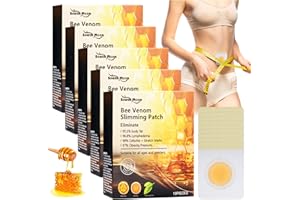 JADYON 50 Stück Bienengift-Lymphdrainage-Schlankheitspflaster, Bienengift Pflaster Zum Abnehmen, Bee Venom Pflaster, Lymphatic Drainage Slimming Patch, Abnehmen Pflaster Geeignet Für Personen Jeden Alters