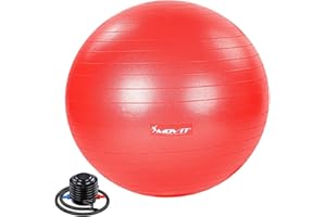 ‎MOVIT MOVIT Gymnastikball »Dynamic Ball« inkl. Pumpe, 55 65 75 85 cm, 7 Farben, Maximalbelastbarkeit bis 500kg, berstsicher, Fitness-Ball, Sitzball, Yogaball, Pilates-Ball, Balance
