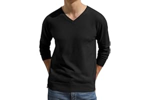 Hisir Pullover Herren Strickpullover V Pulli Männer Bequem Warmer Winter Pullover für Männer