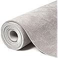 Babnecl Suede Auto Headliner Fabric 122" L × 60" W with Foam Backing - Tube Packaging - Light Grey Interior Replacement Material for Car/Truck/SUV/RV Roof - Home Repair/DIY Headliner Material