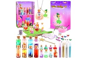 PAMIYO Fairy Magic Potions Kit for Kids, Fairy Arts and Crafts Set for Girls, Creative DIY Fairy Toys for Girls 6 7 8 9 10+ Years Old, Children's Day Birthday Gifts for Girls (Magic Potions)
