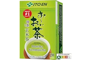 ‎ITO EN ITO EN Oi Ocha Matcha Genmaicha Tee, Teebeutel im Sachet à 2 g (20 St. / Pkg.)