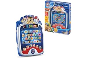Vtech PAW Patrol - Leuchtendes Lerntablet – Interaktives Tablet mit Tastatur, Geräuschen und Licht – Inkl. Spielen und Lernfunktionen zu Buchstaben, Zahlen und Gedächtnis – Für Kinder von 3-7 Jahren
