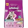 Whiskas Persian Kitten (2-12 Months) Dry Cat Food, 400 g, Tailor Made Nutrition for Healthy Coat & Skin, Reduces Hairfall, 100% Complete and Balanced Food for Persian Cats