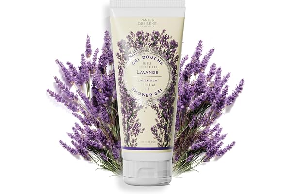 Panier des Sens – Gel Douche Naturel Lavande - Gel Douche Hydratant – à l’Huile de Karité - 96% d'Ingrédients Naturels - Fabriqué en France - 200 ml