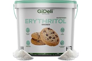 GiDeli Erytritol 3kg Hink Hälsosam sockerersättning utan kalorier