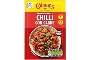 Colman's Midweek Meals Chilli Con Carne Meal Maker mix with a blend of herbs and spices for a protein-boosting meal† 50 g