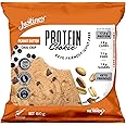 Justines Protein Cookie Peanut Butter Chocolate Chip (12 X 60Grams Each) | With 17.8G Protein & 7.1G Fibre | Smart Snacking Solution | No Added Sugar | Keto Friendly | Guilt Free