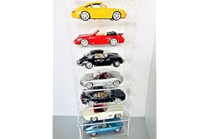 TÉCNICAS LÁSER METACRIL S.L. 1:18.5.2L7B/7.T Methacrylate Showcase, COLOURLESS, 75x30x13 cm, Set di 12 Pezzi