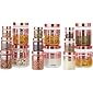 Amazon Brand - Solimo Plastic Storage Container Set (15 pieces, Copper Finish)