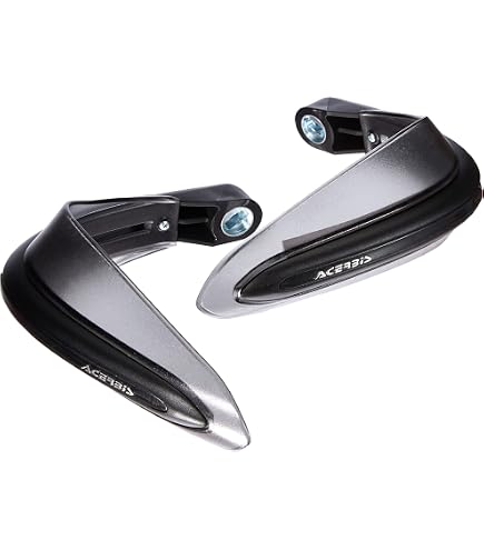 Paramanos Puig Avant Per Moto Trail: Set Con Vite M8, Deflettore Fumé, Design Aerodinamico, Protezione Da Agenti Atmosferici, Nero
