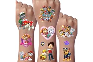 ‎YICOONUO Temporäre Tattoo Kinder, 10 Blätter 300+ Temporäre Kinder Tattoos, Temporäre Tattoos Set, Wasserdichte Kindertattoos, Kinder geburtstags geschenk Party dekoration