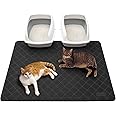 Conlun Kattenbakmat 119x89 Cm Grijs - Waterdicht Met Rooster Net Voor Strooicontrole