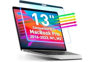VINTEZ Magnetic Blue Light Screen Protector Compatible With MacBook Pro 13" 2016, 2017, 2018, 2019, 2020, 2021, 2022, 2023, M1, M2 Anti Blue Light Blocking Filter for Laptop