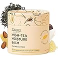 Delhicious Fragrance Free Face & Body Balm for Dry Sensitive Skin - Migh-Tea Moisture Shea Butter Moisturiser - Eczema Relief, Psoriasis Treatment - Natural, Vegan, Ayurveda - 50g