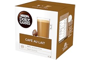 Nescafe Dolce Gusto Café au Lait, kapsułki z kawą, 1 opakowanie (16 kapsułek)