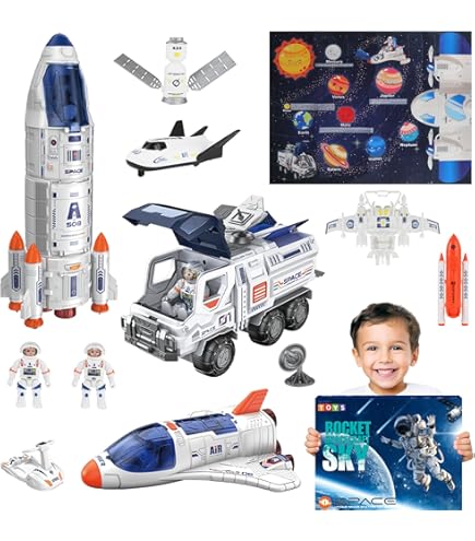 Abapri - 70888 - Unité mobile spatiale avec astronautes et navette