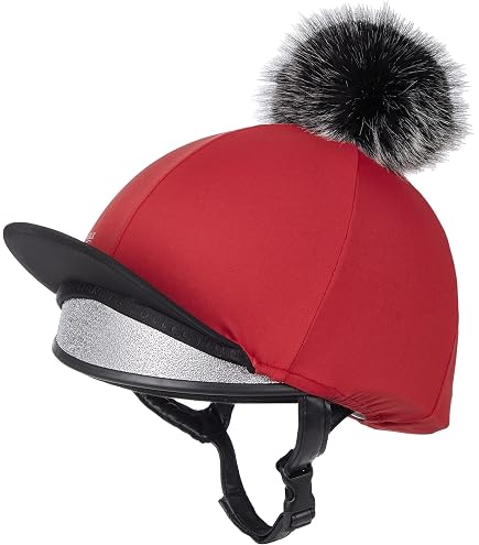 Equetech Scaldaorecchie Per Casco Da Equitazione - Taglia Unica Con Fodera In Finta Pelliccia E Attacco In Velcro, Lavabile