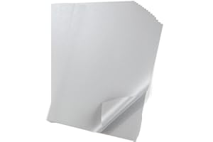 DONINDIS 50 Blatt DIN A4 Perglanz-Papier Silber-Metallic, Bastelpapier mit Perlmutt-Schimmer, 120 g/m²