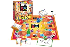 Party & Co. Junior - Juegos Infantiles para niños +8 Años, Juego de Mesa Multi-Prueba, Juego de Mesa por Equipos, Regalos niños 8 años