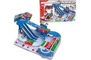 EPOCH GAMES Super Mario 7414 Mario Kart Racing Deluxe - Party Game Nouveau Packaging