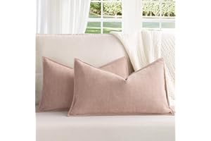 ZWJD Federe Cuscini Divano 30x50, Set di 2 Cuscini per Divano in Ciniglia per Divano dal Design Elegante, Cuscino Decorativo Morbidi e Lussuosi per Divano, Letto e Decorazioni per la Casa