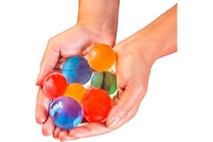 INPIAX Confezione da 1000 perle in gel XL, grandi dimensioni, palline d'acqua giganti, colori diversi per la decorazione della casa, la conservazione delle piante, il fai da te, per aumentare le dimensioni