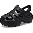 Crocs Stomp Fisherman Unisex Slide Sandal (Black-5 UK-India)