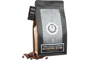 ‎BERSERKER COFFEE CO. BERSERKER COFFEE - Allfather Blend, 500g - 50% Arabica, 50% Robusta Kaffeebohnen - säurearmer Kaffee, milde Röstung - GANZE BOHNE