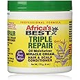 Africa,s Best Triple Repair Oil Moisturizer Cream Hair & Scalp Conditioner 170g