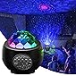 Led Sternenhimmel Projektor,Galaxy Projector Light mit Musikspieler& Wasserwellen&Bluetooth,Ferngesteuerte Nachtlichter…
