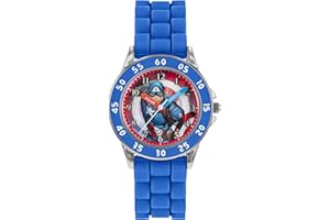 AVENGERS Marvel Quartz Montre avec Bracelet en Silicone AVG9033