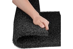 Borlech Aquarium Filter Sponge Pad, Filter Media Foam Sponges, Filter Accessories for Fish Tanks and Ponds (47 x 47 x 2 cm, 20PPI, 1 Pack)