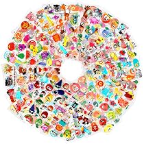 50 Stickers Enfants Animaux - Gommette Autocollante Pour Cahiers, Dessins - Activité Créative 2 Ans Et Plus - 3