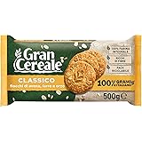 Gran Cereale Biscotti Gran Cereale Classico, Ricchi di Fibra e Fosforo, 500 g
