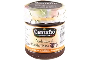 Cantafio Gourmet Confettura di Cipolla Rossa 190g | Marmellata di cipolle