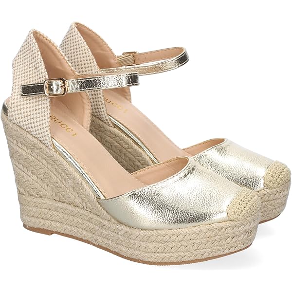 Alpargatas Mujer BOSANOVA Alpargatas De Mujer Metalizadas Con